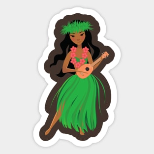 Tropical beauty. Sticker